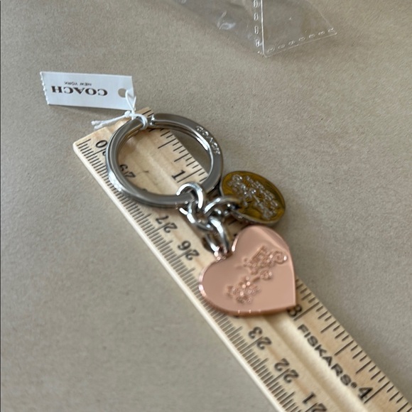 Coach Silver and Gold Charm Keychain - Picture 10 of 10